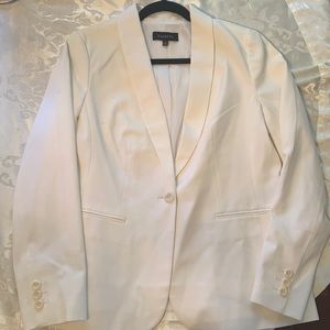 White blazer from Talbots.